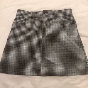 Brandy Melville plaid mini skirt